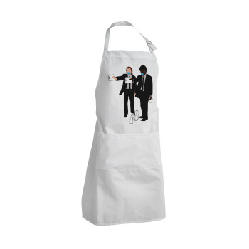 Pulp Fiction 3 meter away, Adult Chef Apron (with sliders and 2 pockets)