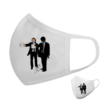 Pulp Fiction 3 meter away, Μάσκα υφασμάτινη υψηλής άνεσης παιδική (Δώρο πλαστική θήκη)