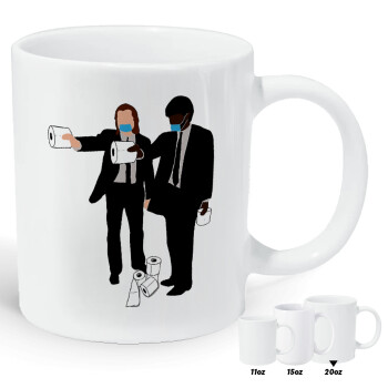 Pulp Fiction 3 meter away, Κούπα Giga, κεραμική, 590ml