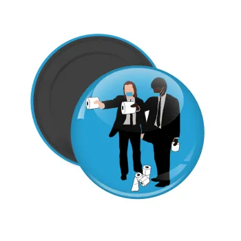 Pulp Fiction 3 meter away, Μαγνητάκι ψυγείου στρογγυλό διάστασης 5cm