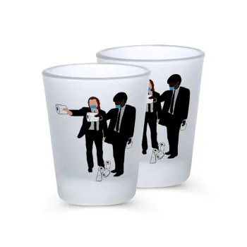 Pulp Fiction 3 meter away, Σφηνοπότηρα γυάλινα 45ml του πάγου (2 τεμάχια)