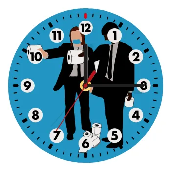 Pulp Fiction 3 meter away, Ρολόι τοίχου ξύλινο (20cm)