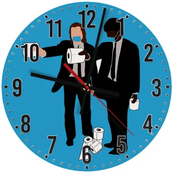 Pulp Fiction 3 meter away, Ρολόι τοίχου ξύλινο (30cm)