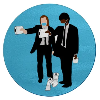 Pulp Fiction 3 meter away, Επιφάνεια κοπής γυάλινη στρογγυλή (30cm)