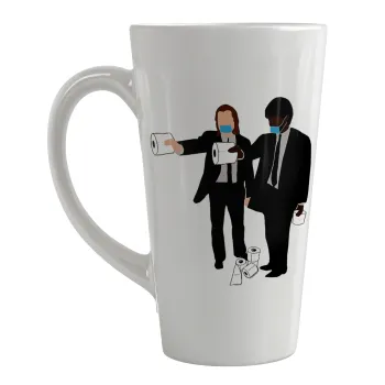 Pulp Fiction 3 meter away, Κούπα κωνική Latte Μεγάλη, κεραμική, 450ml