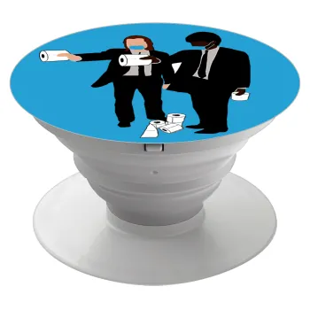 Pulp Fiction 3 meter away, Phone Holders Stand  Λευκό Βάση Στήριξης Κινητού στο Χέρι