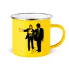 Yellow Enamel Metallic Cup 360ml
