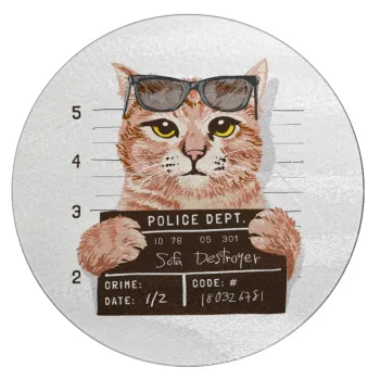 Cool cat, Επιφάνεια κοπής γυάλινη στρογγυλή (30cm)