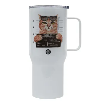 Cool cat, Mega Stainless steel Tumbler with lid, double wall 750L