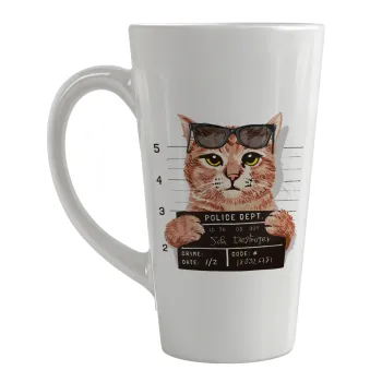 Cool cat, Κούπα κωνική Latte Μεγάλη, κεραμική, 450ml
