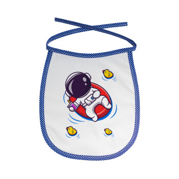 Μικρός αστροναύτης θάλασσα, Σαλιάρα μωρού αλέκιαστη με κορδόνι Μπλε