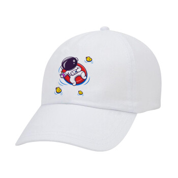 Μικρός αστροναύτης θάλασσα, Καπέλο Baseball Λευκό (5-φύλλο, unisex)