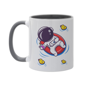 Μικρός αστροναύτης θάλασσα, Mug colored grey, ceramic, 330ml