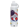 1L Stainless Steel Thermal Bottle with Phone Holder & Double Wall Insulation