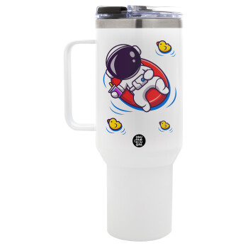 Μικρός αστροναύτης θάλασσα, Mega Stainless steel Tumbler with lid, double wall 1,2L