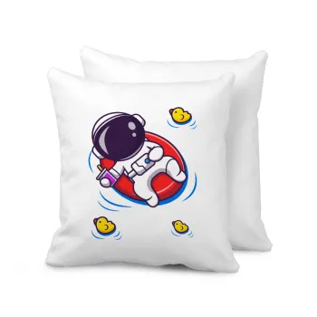 Μικρός αστροναύτης θάλασσα, Μαξιλάρι καναπέ 40x40cm περιέχεται το  γέμισμα