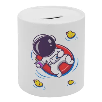 Μικρός αστροναύτης θάλασσα, Κουμπαράς πορσελάνης με τάπα