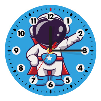 Little astronaut, Wooden wall clock (20cm)