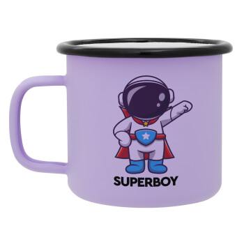 Little astronaut, Κούπα Μεταλλική εμαγιέ ΜΑΤ Light Pastel Purple 360ml