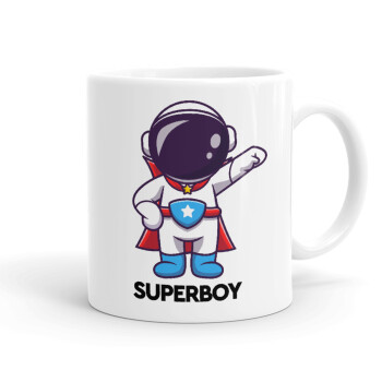 Little astronaut, Ceramic coffee mug, 330ml (1pcs)