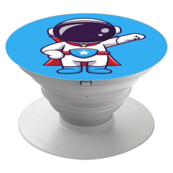Little astronaut, Phone Holders Stand  White Hand-held Mobile Phone Holder