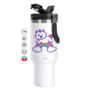Mega Stainless steel Tumbler with lid, double wall 1,2L