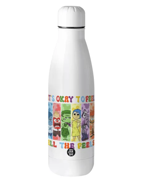 Inside Out It's Okay To Feel All The Feels — Μεταλλικό παγούρι θερμός (Stainless steel), 500ml