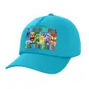 Καπέλο παιδικό Baseball, 100% Βαμβακερό Twill, Γαλάζιο (ΒΑΜΒΑΚΕΡΟ, ΠΑΙΔΙΚΟ, UNISEX, ONE SIZE)