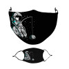 Αστροναύτης ψαρεύει στο διάστημα, Μάσκα υφασμάτινη Ενηλίκων πολλαπλών στρώσεων με υποδοχή φίλτρου