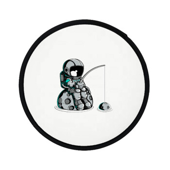 Little astronaut fishing, Βεντάλια υφασμάτινη αναδιπλούμενη με θήκη (20cm)