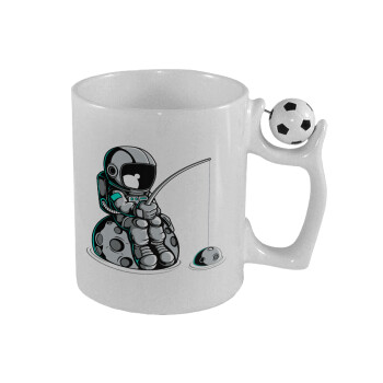 Αστροναύτης ψαρεύει στο διάστημα, Κούπα με μπάλα ποδασφαίρου , 330ml