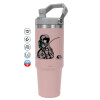Pink color, 890ml (30oz) stainless Steel Tumbler with Handle