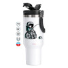 Mega Stainless steel Tumbler with lid, double wall 1,2L