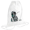 Backpack pouch GYMBAG white (28x40cm)