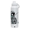 1L Stainless Steel Thermal Bottle with Phone Holder & Double Wall Insulation