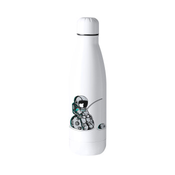 Little astronaut fishing, Metal mug thermos (Stainless steel), 500ml