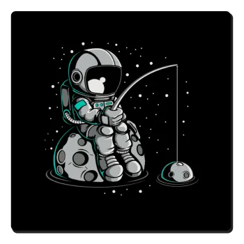 Αστροναύτης ψαρεύει στο διάστημα, Τετράγωνο μαγνητάκι ξύλινο 6x6cm