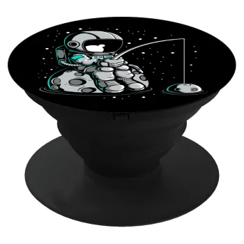 Αστροναύτης ψαρεύει στο διάστημα, Phone Holders Stand  Μαύρο Βάση Στήριξης Κινητού στο Χέρι