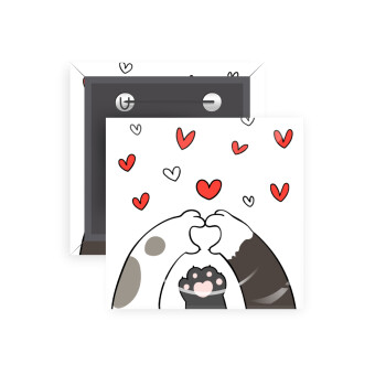 Cat paws, Κονκάρδα παραμάνα τετράγωνη 5x5cm