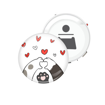 Πατούσες γάτας, Μαγνητάκι και ανοιχτήρι μπύρας στρογγυλό διάστασης 5,9cm