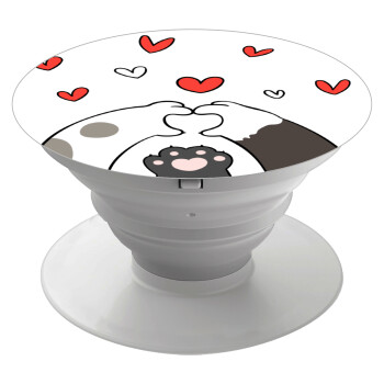 Πατούσες γάτας, Phone Holders Stand  Λευκό Βάση Στήριξης Κινητού στο Χέρι