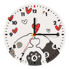 Wooden wall clock (20cm)