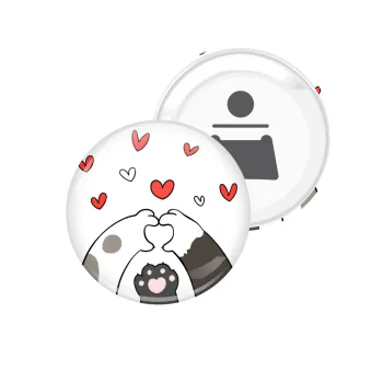 Πατούσες γάτας, Μαγνητάκι και ανοιχτήρι μπύρας στρογγυλό διάστασης 5,9cm