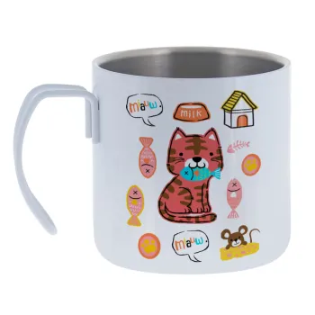 Cats and Fishes — Κούπα Ανοξείδωτη διπλού τοιχώματος 400ml