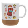 Ceramic coffee mug Cork (MAT), 330ml