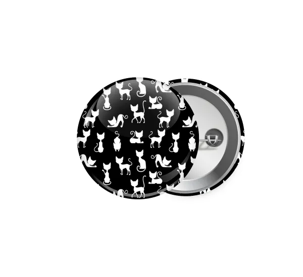 Γατούλες κυρίες — Pin badge, 5cm