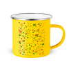 Yellow Enamel Metallic Cup 360ml