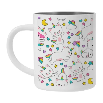 Cats unicorns, Κούπα Ανοξείδωτη διπλού τοιχώματος 300ml