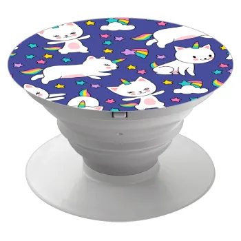 Cats unicorns, Phone Holders Stand  Λευκό Βάση Στήριξης Κινητού στο Χέρι