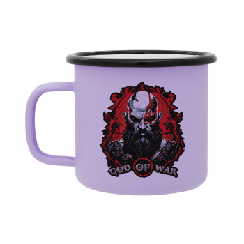 God of war, Κούπα Μεταλλική εμαγιέ ΜΑΤ Light Pastel Purple 360ml
